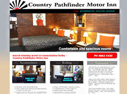 Country Pathfinder Motor Inn, Accommodation Dalby  - pjWaters Web Design